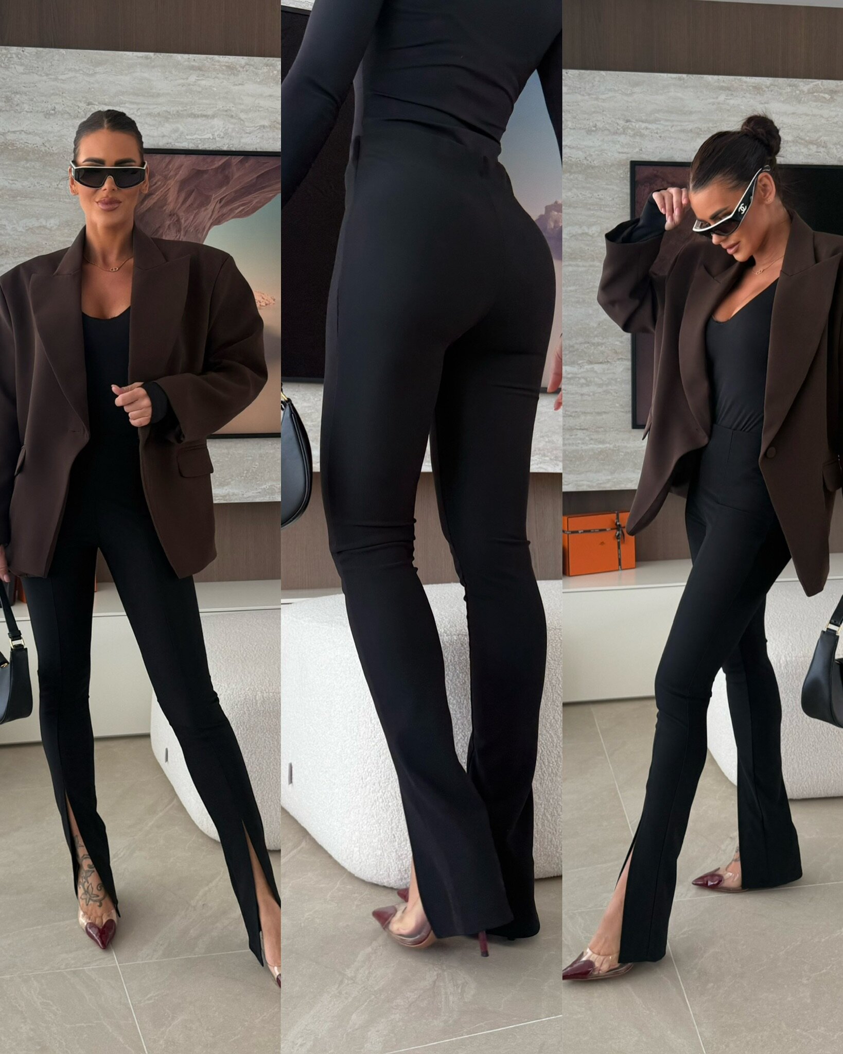 Legginsy Gelesimo czarne