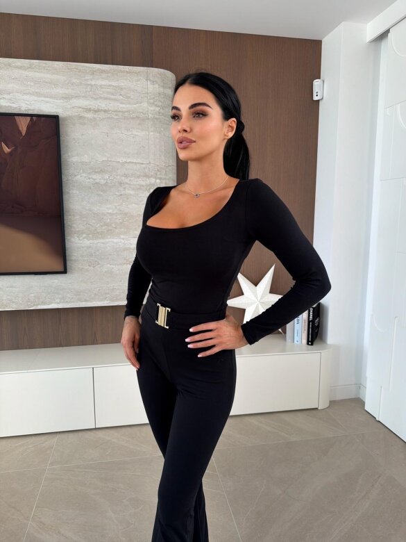 Komplet 2w1 Lorisse czarny 