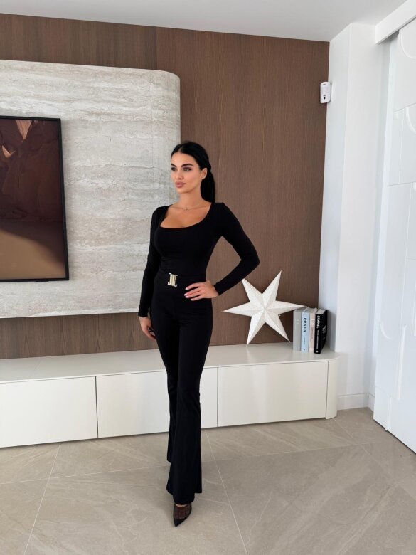 Komplet 2w1 Lorisse czarny 