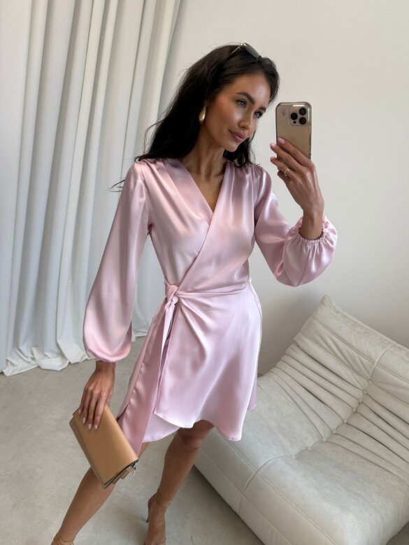 Dress Amalfi Glow satin powder