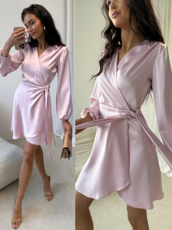 Dress Amalfi Glow satin powder
