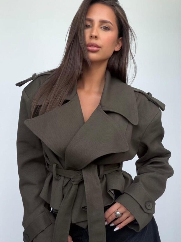 Kurtka Primavera bawełniana khaki 