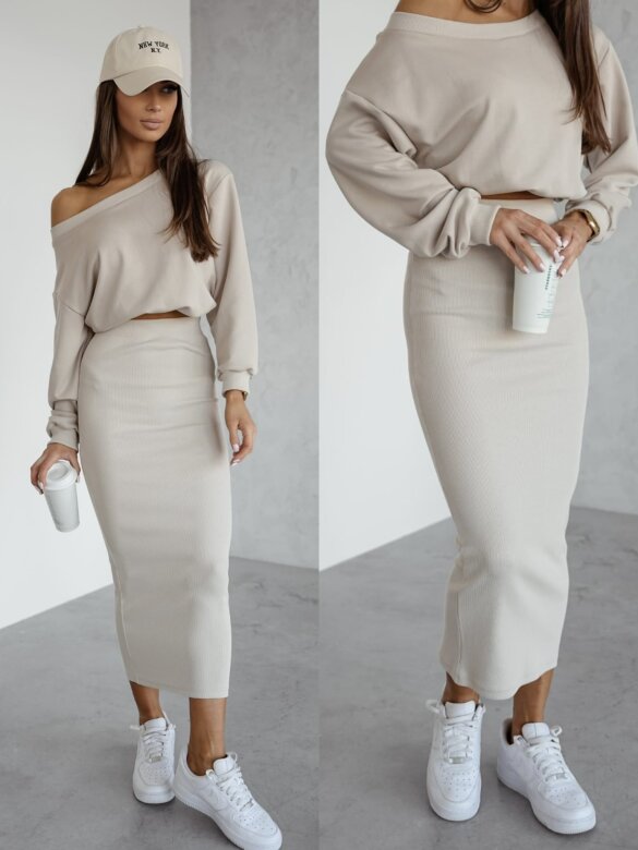 Spódnica Gracios beżowa 