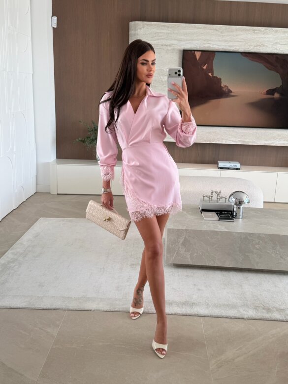 Sukienka Tutti pudrowa