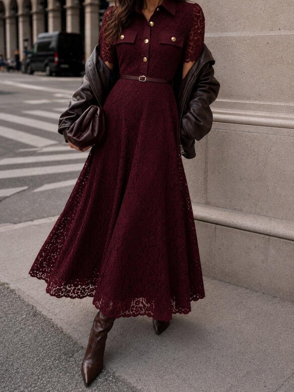 Dress Carmos claret 