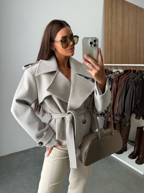 Kurtka Ferris melanż beż