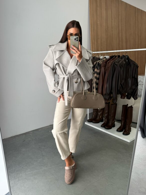 Kurtka Ferris melanż beż