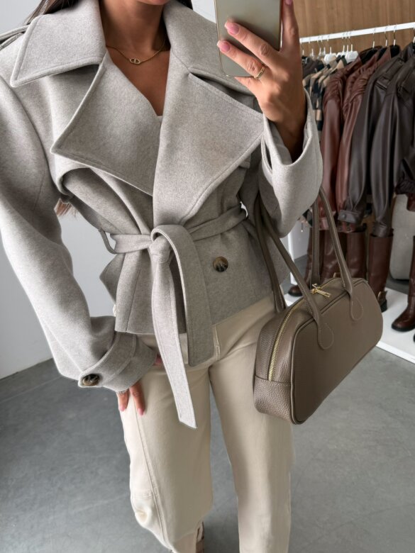 Kurtka Ferris melanż beż