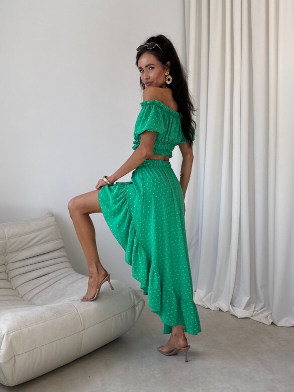 Set 2in1 Palm Royale green