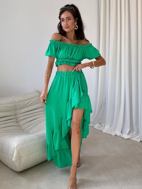 Set 2in1 Palm Royale green