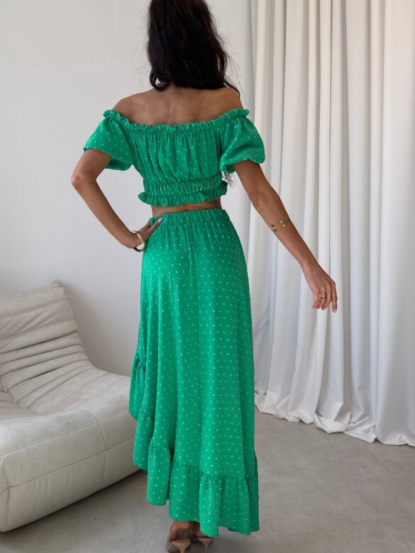 Set 2in1 Palm Royale green