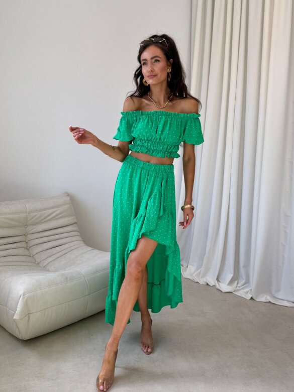 Set 2in1 Palm Royale green