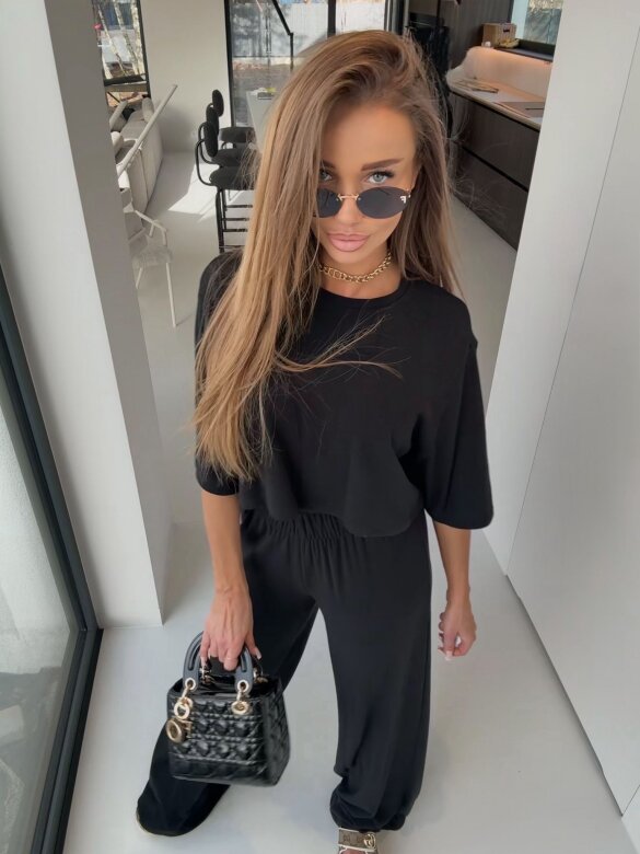 Komplet 2w1 Bellamo czarny 