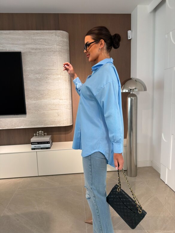 Koszula Flavie błękitna 