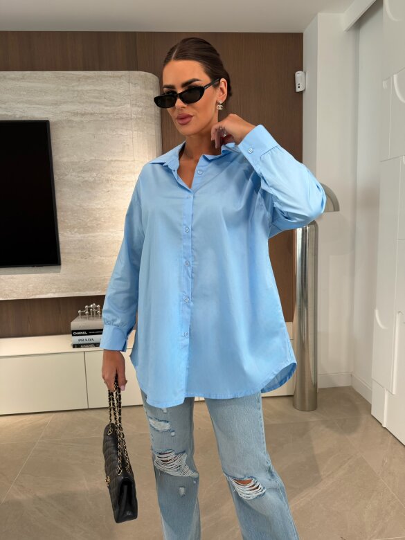 Koszula Flavie błękitna 