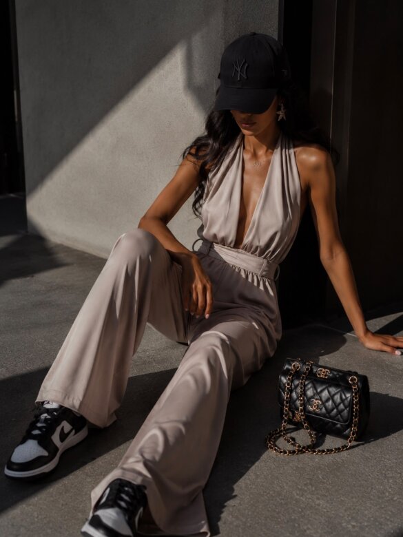 Jumpsuit Solesso beige