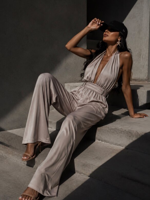 Jumpsuit Solesso beige