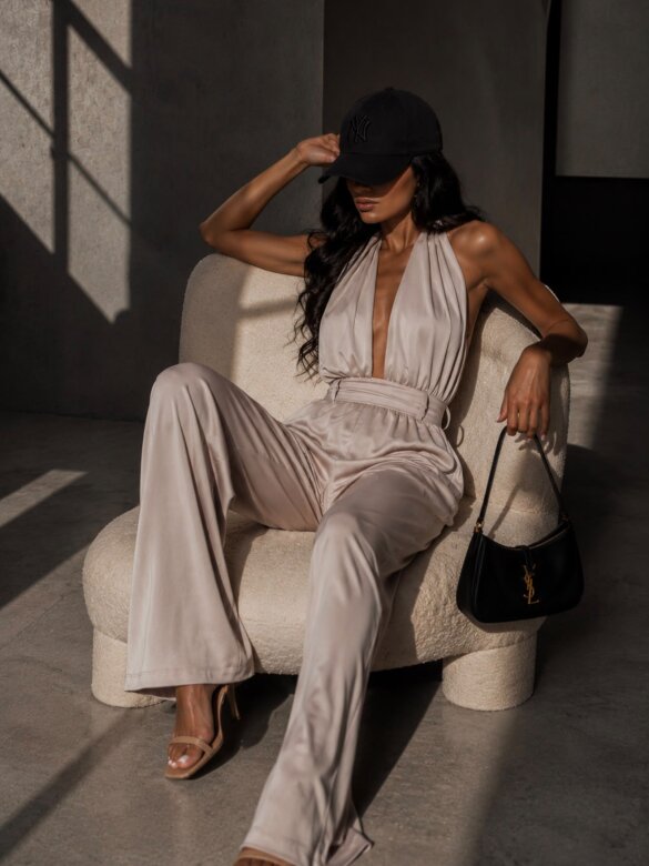 Jumpsuit Solesso beige