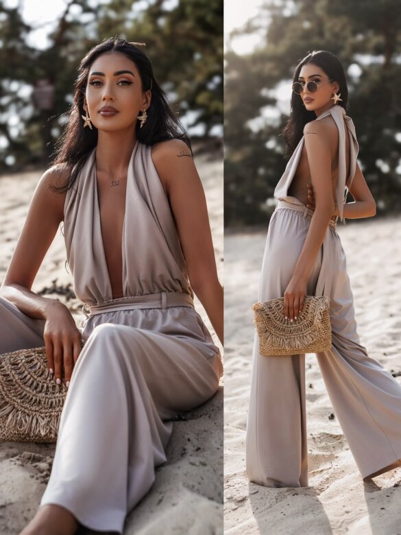 Jumpsuit Solesso beige
