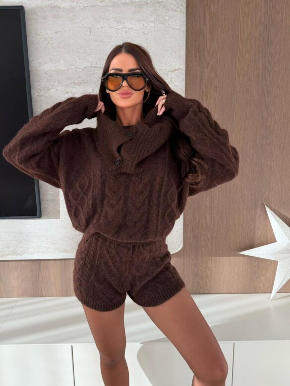 Komplet 3w1 Diviano czekoladowy