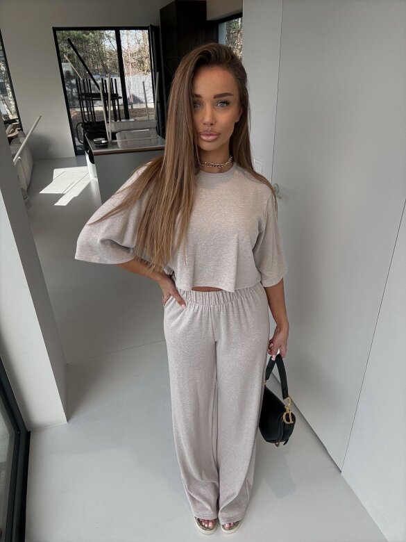 Komplet 2w1 Bellamo jasnobeżowy 