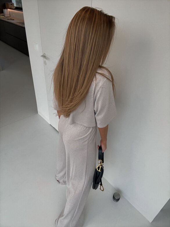 Komplet 2w1 Bellamo jasnobeżowy 