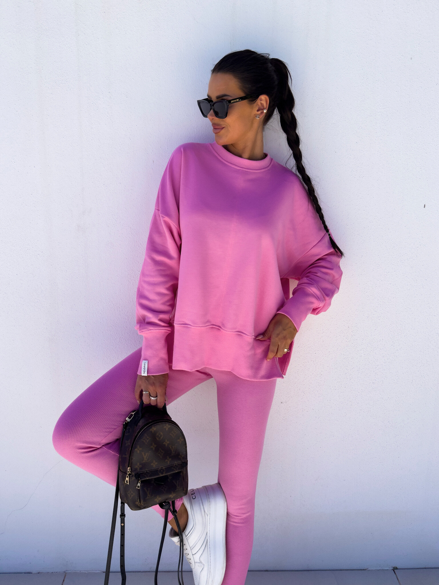Bluza Relly oversize różowa