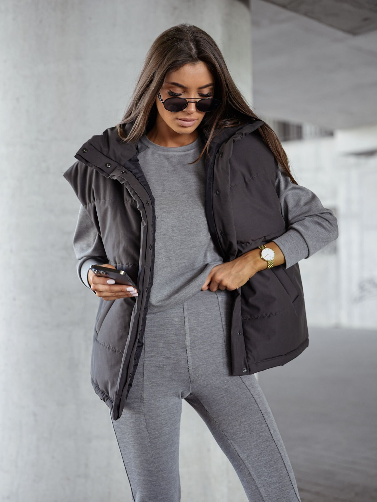 Kamizelka Deluca czarna