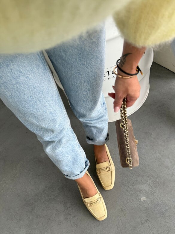 Mokasyny Nino butter yellow