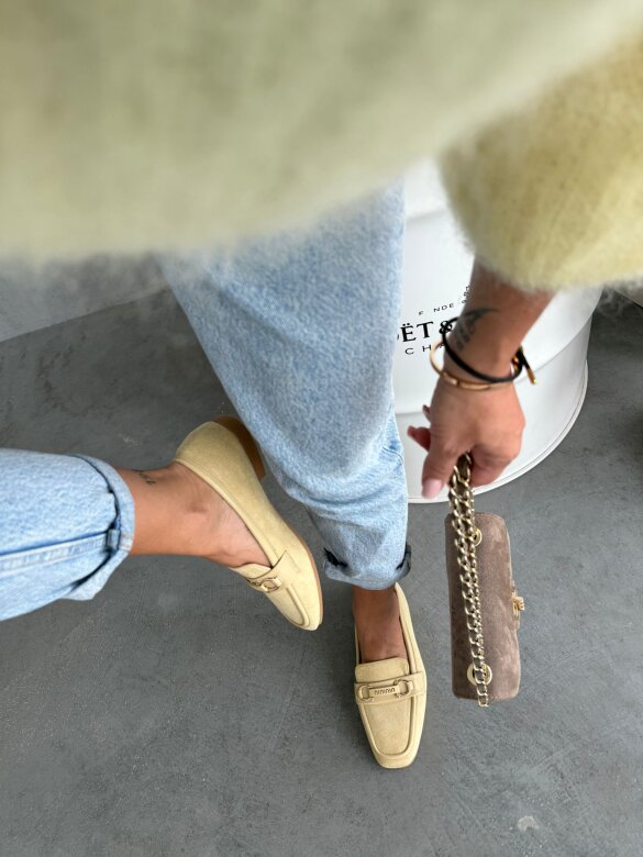 Mokasyny Nino butter yellow