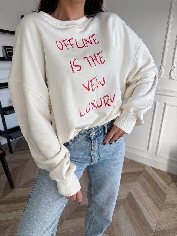 Bluza Offline ecru 