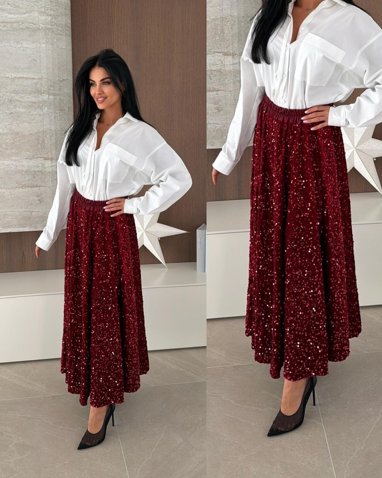 Spódnica Valuna czerwona