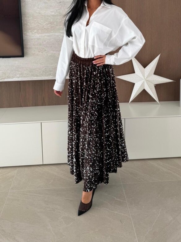 Spódnica Valuna czekoladowa 