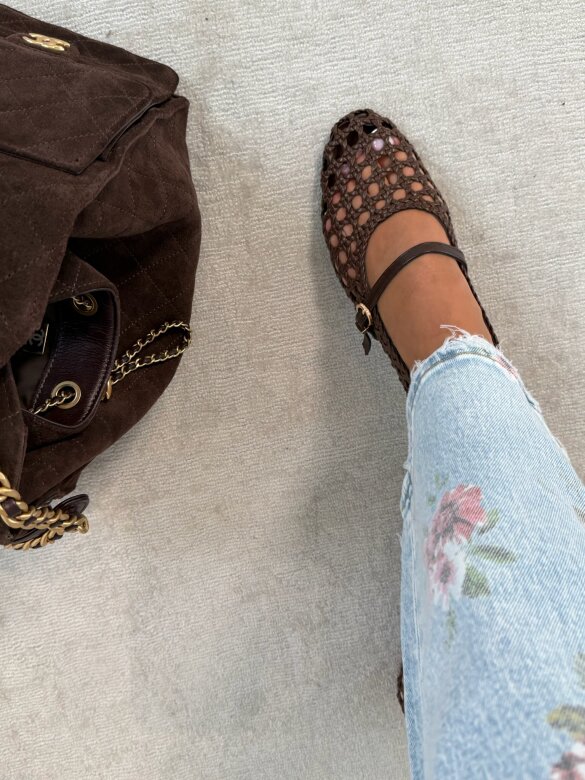 Baleriny Alensi czekoladowe