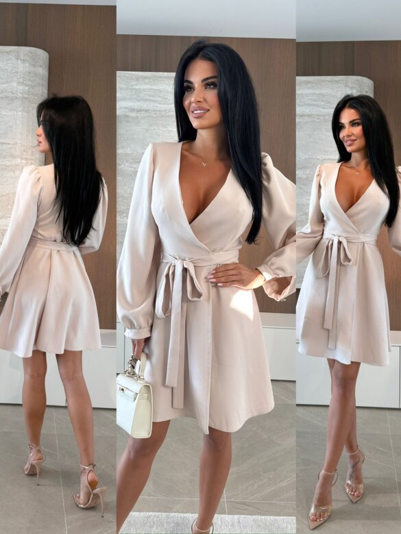 Sukienka Belliera beżowa 