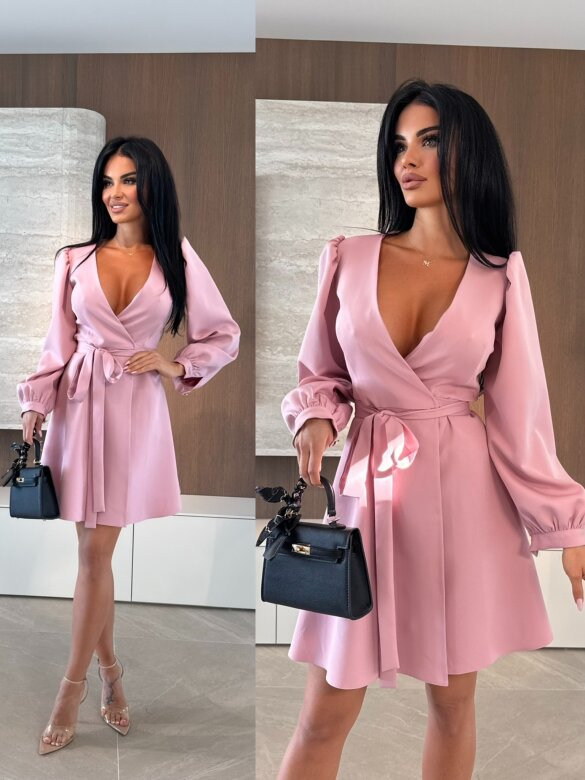 Sukienka Belliera pudrowa 