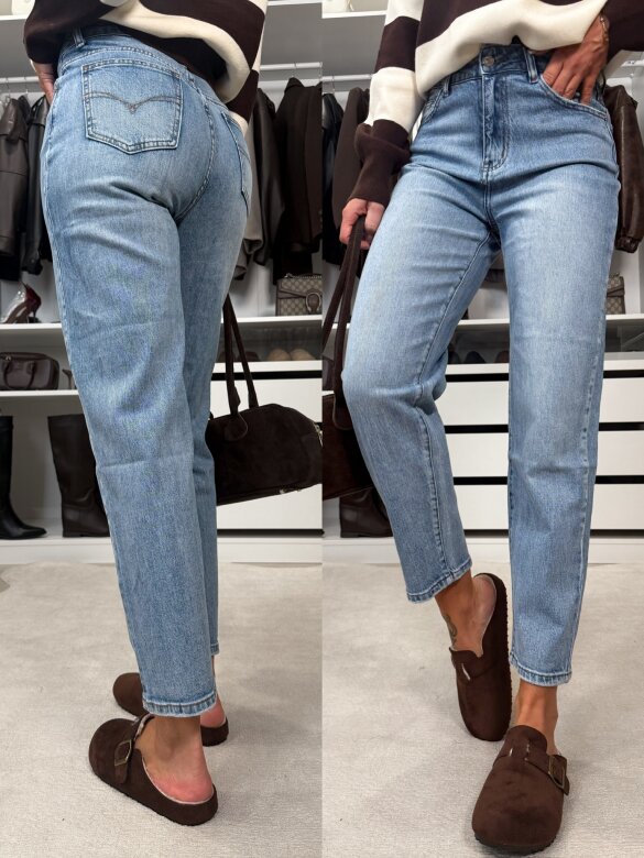 Spodnie Nivelo jeans niebieskie