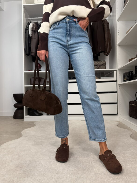 Spodnie Nivelo jeans niebieskie