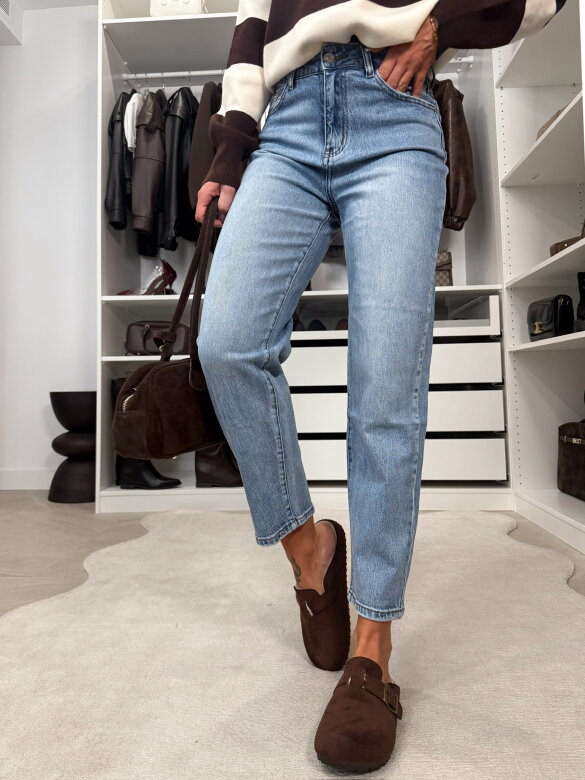 Spodnie Nivelo jeans niebieskie