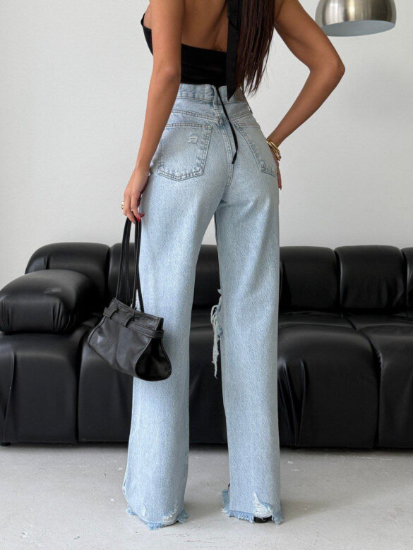 Spodnie Elmond jeans jasnoniebieskie