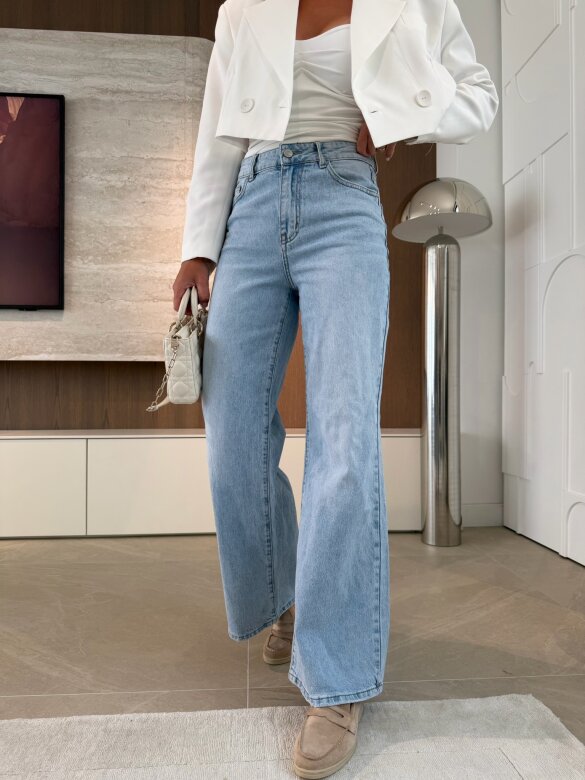 Spodnie Romanive jeans jasnoniebieskie