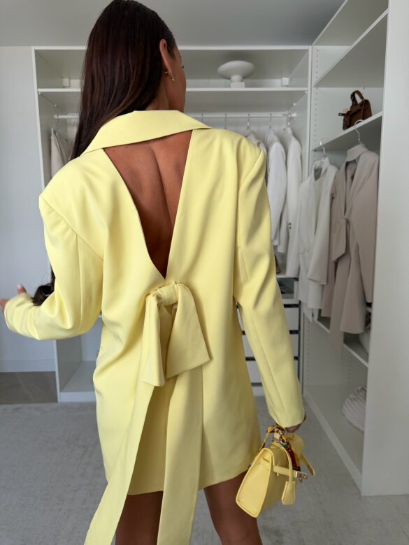 Dress Iconic Lady butter yellow